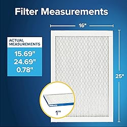 Filtrete 16x25x1 AC Furnace Air Filter, MERV