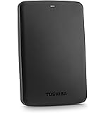 Toshiba Canvio Basics 1TB Portable Hard Drive - Black (HDTB310XK3AA)