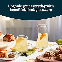 Libbey Swerve Drinking Glasses Set of