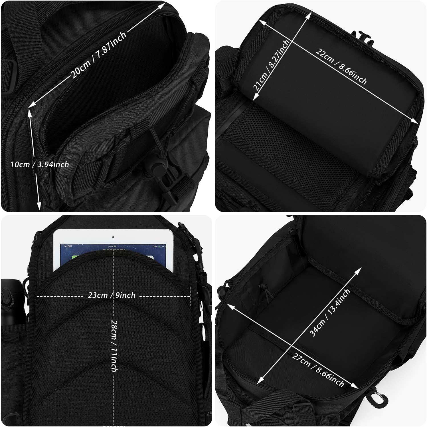 Magreel Fishing Tackle Bag with 1x Fishing Tackle Box, WaterResistant