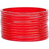 JD'Z COLLECTION Indian Glass Bangle Set For Women Traditional Bollywood Fashion Jewelry Glass Bangles for Dailywear,Ethnic Wear Bangles Set of 12
