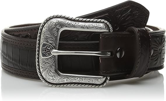 caiman leather belt