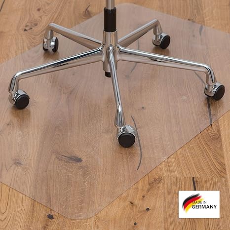 KAISER PLASTIC® Bodenschutzmatte | Made-In-Germany | für Hartboden | 90 x 120 cm | aus PET