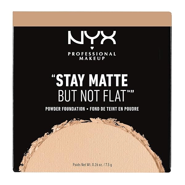 NYX PROFESSIONAL MAKEUP STAY MATTE BUT NOT FLAT POWDER FOUNDATION, WARM BEIGE