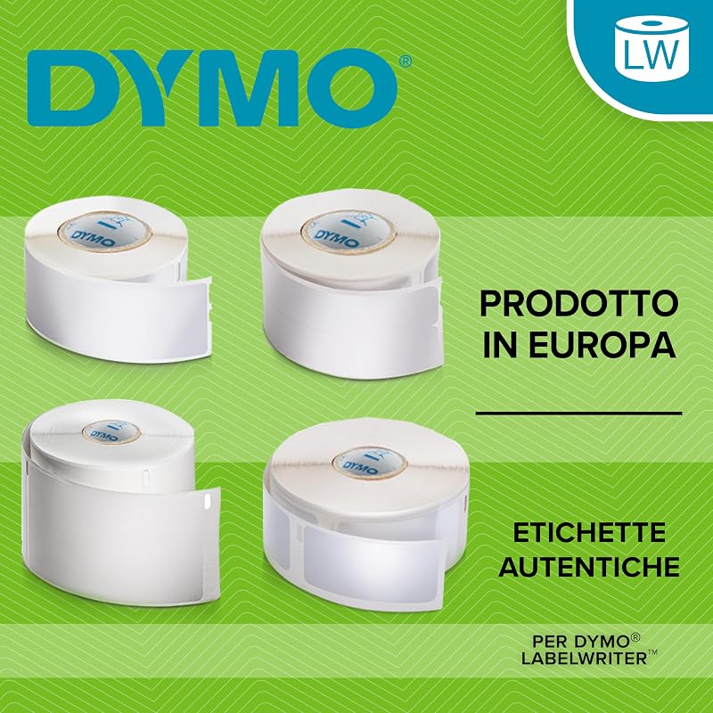 LW etichette multiuso originali | 54 mm x 70 mm | 12 rotoli da 320 etichette facili da staccare (3.840 pezzi) | autoadesive | per etichettatrici LabelWriter