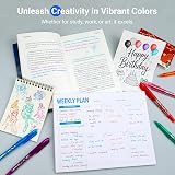 KERIFI Rub Out Pens 0.5mm Erasable Gel Pen 8 Colors with Eraser view 8
