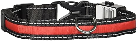 Cesar Millan Original Bright Light Collar LED Hundehalsband USB Sollar, Größe M