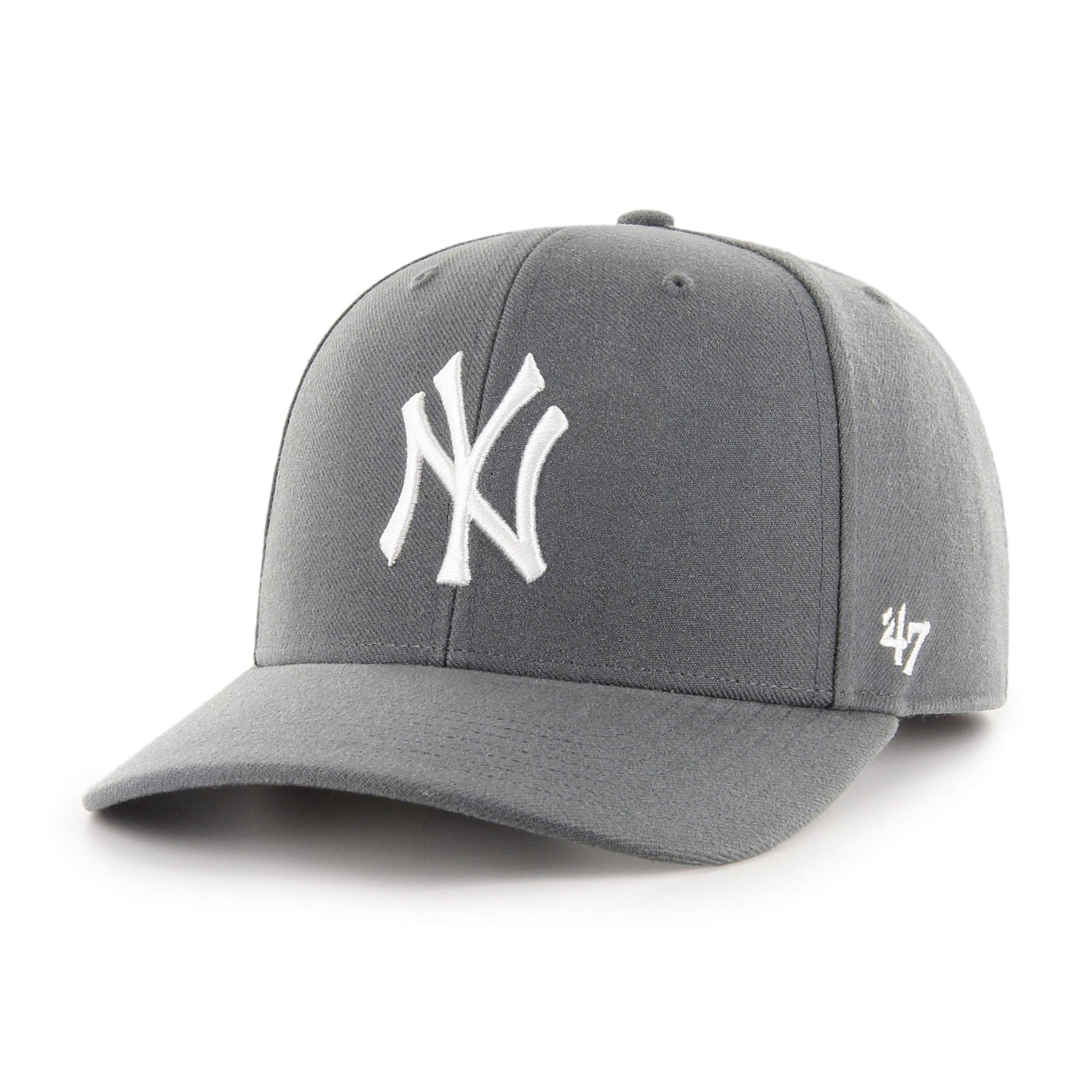 47 MLB New York Yankees Cold Zone MVP DP Cap – Acrylic Wool Blend Unisex Baseball Cap Premium Quality Design and Craftsmanship by Generational Family Sportswear Brand Charcoal