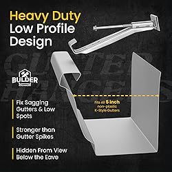 Bulder Quick-Screw 5" Gutter Hangers - Heavy Duty