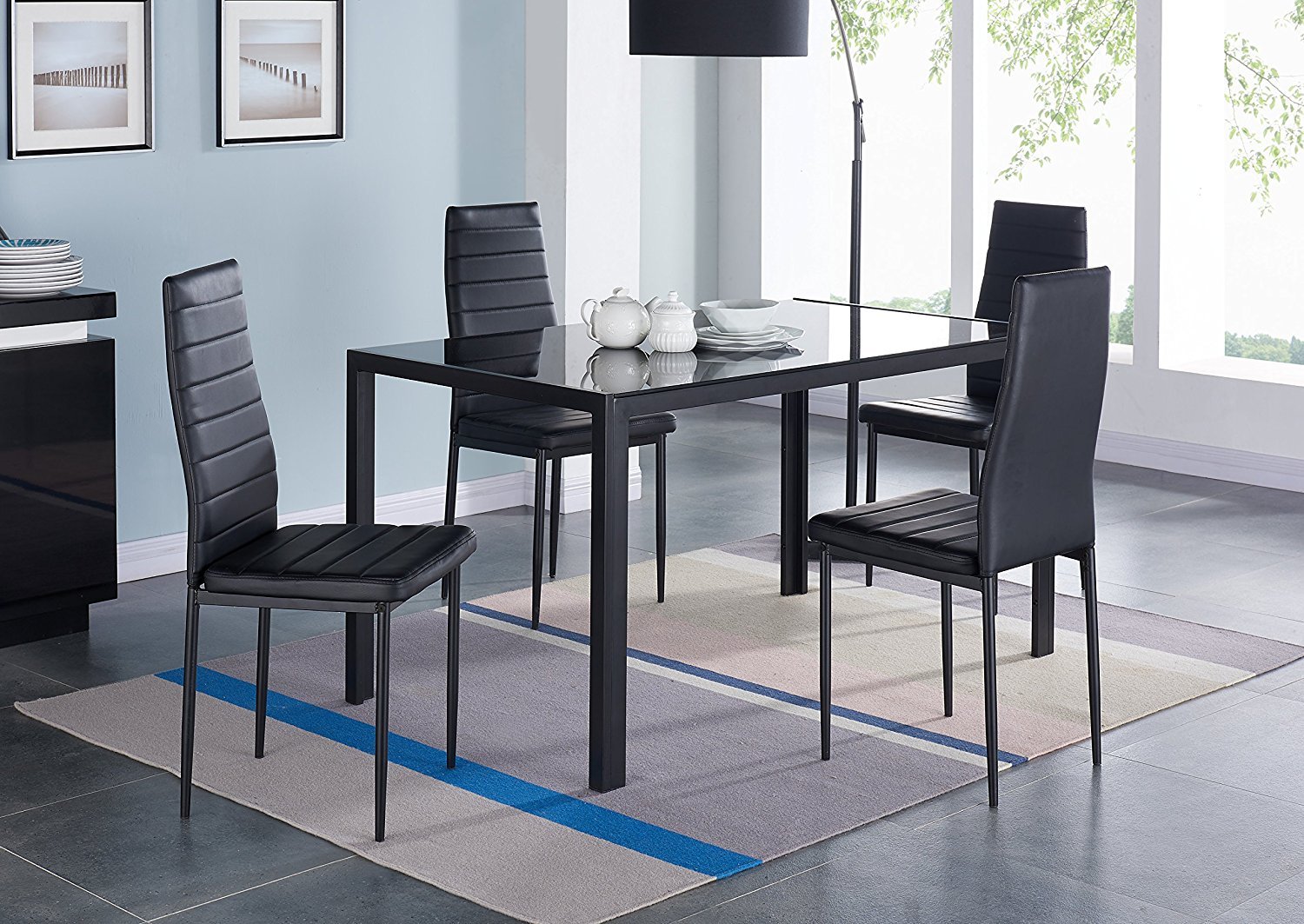 Best 5-piece dining table set with 4 chairs