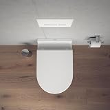 Duravit Starck 3 Toilet Seat White Urea Thermoset Stainless Steel Hinges view 8