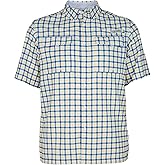 HABIT Men’s Fourche Mountain Short Sleeve River Guide Fishing Shirt - UPF 40+ UV Protection