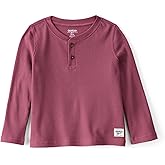 OshKosh Boys Long Sleeve Henley, Red, 5T