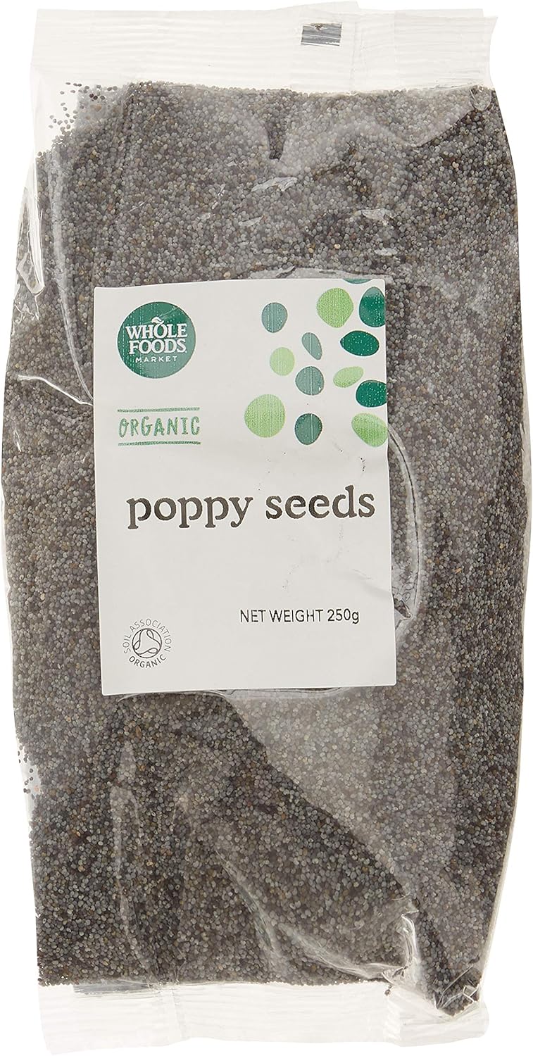 Whole Foods Market Organic Poppy Seeds, 250 g Amazon.co.uk Grocery