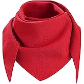 Ufgin Knit Triangle Scarf for Women Y2k Head Scarf Warm Crochet Hair Bandana Winter Triangle Shawl