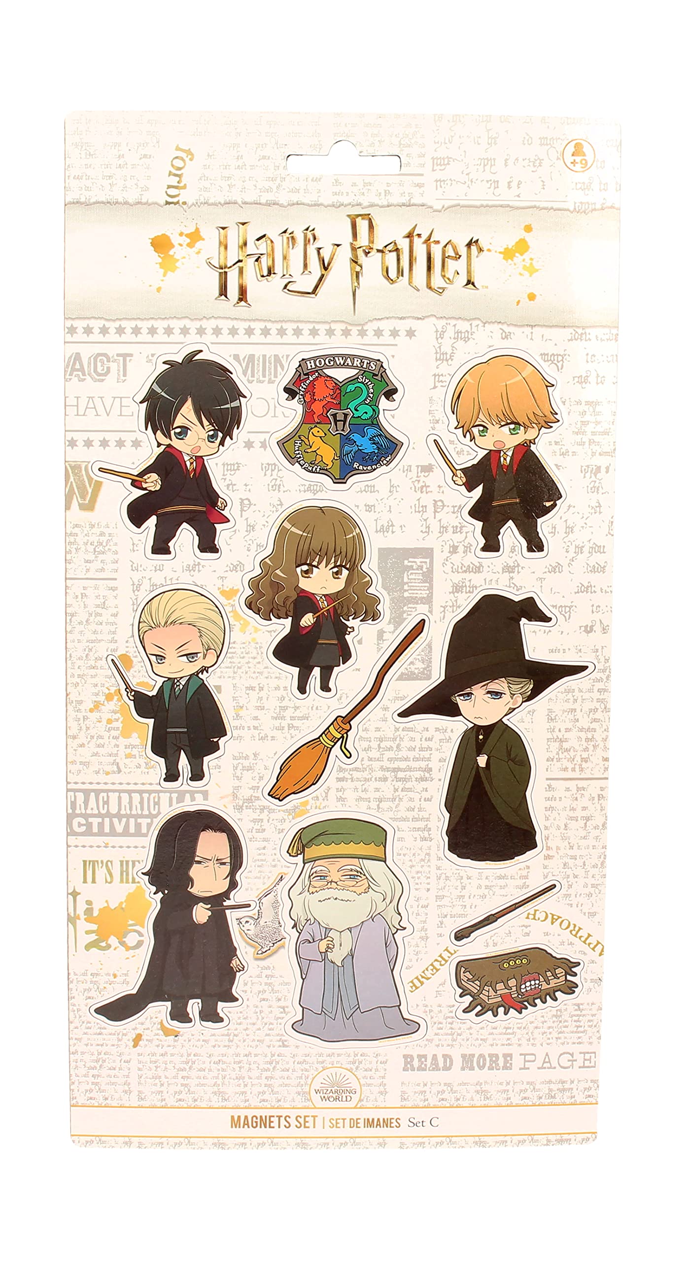 HARRY POTTER - Magnet Cute Characters Magnets Set Official Merchandising, Multicoloured, One Size (DIRAC 1)