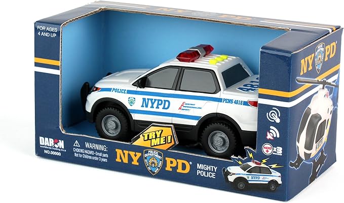 nypd toy car with lights