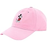 Disney Mickey Mouse Embroidered Cotton Adjustable Dad Hat with Curved Brim