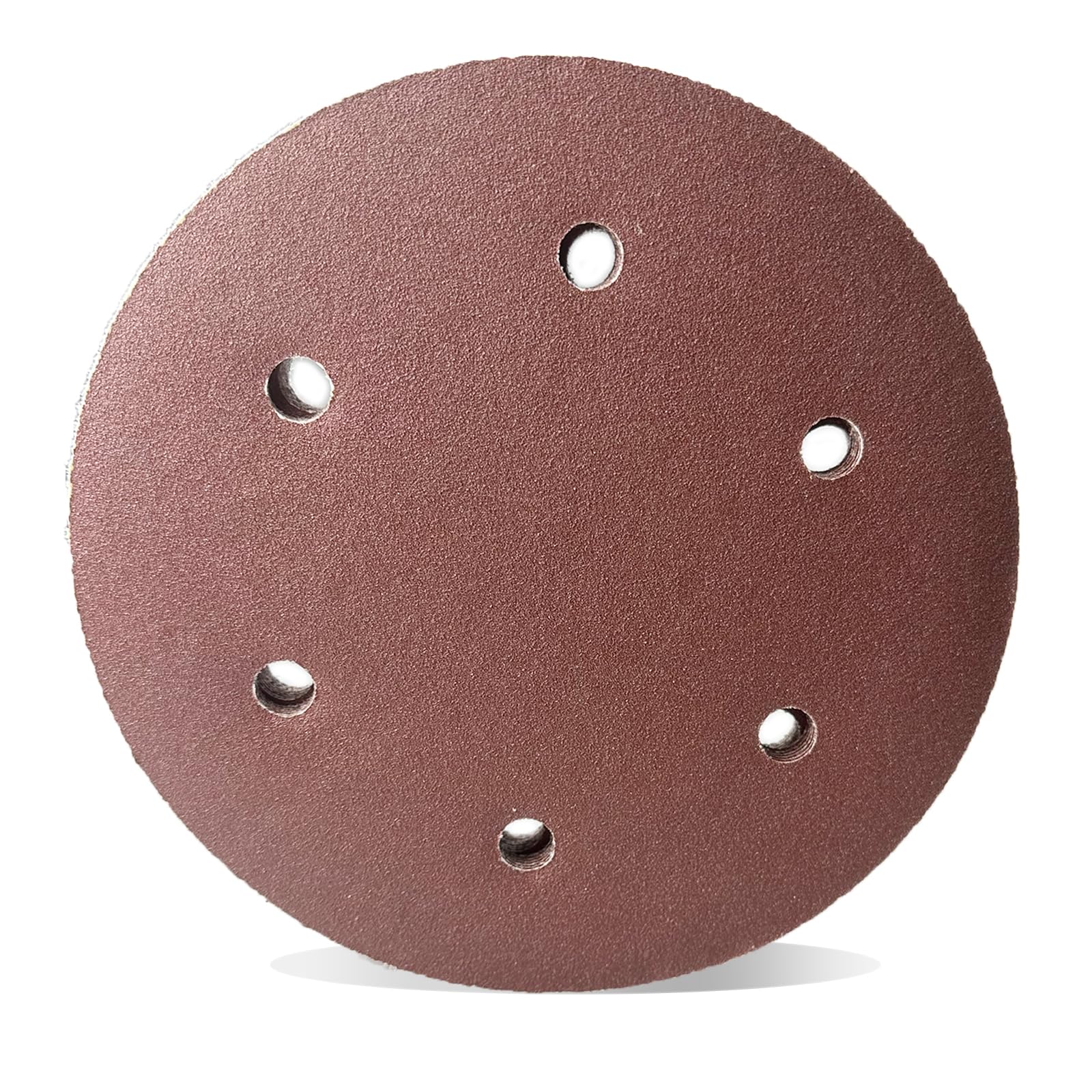 Mimhooy 225mm Sanding Disc Hook and Loop 100 Grit Sandpaper 9 Inch 6 Hole Sanding Discs For Drywall Sander(16 Pcs)