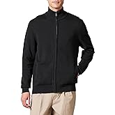 Amazon Essentials Men's Full-Zip Cotton Sweater