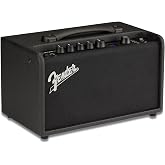 Fender Mustang LT40S Guitar Amplifier, with 2-Year Warranty | Practice amp for beginners, 40W stereo combo, built-in effects, dual 4" speakers, headphone out, color display, home use