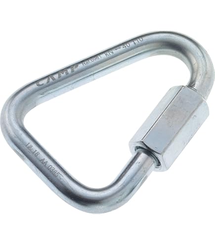 Maillon Rapide Ovale C.A.M.P. – Acier 8 Mm, Galvanisé, Gris