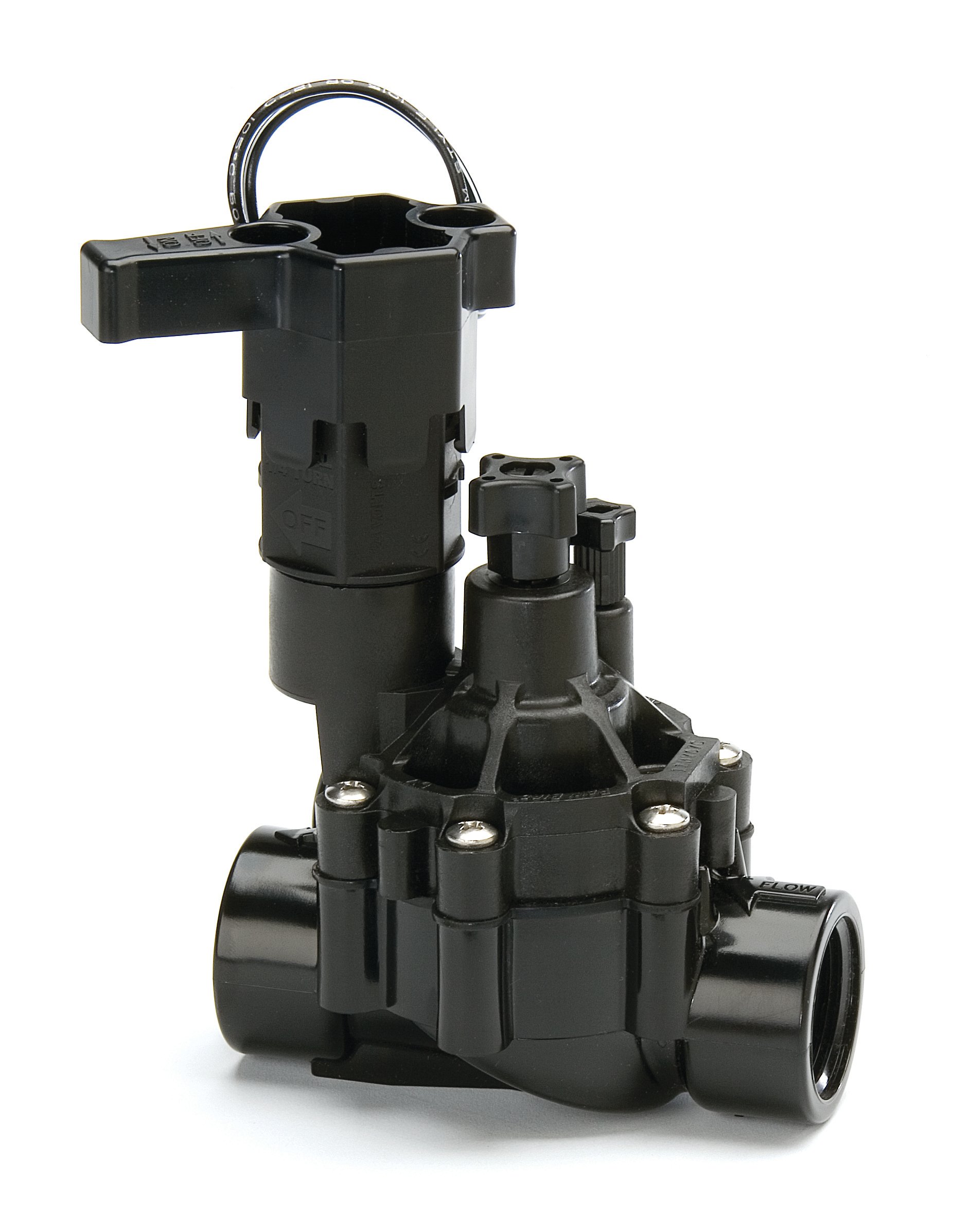 RainBird 100-DVF 1 Inch I.G. Solenoid Valves, Black, 15 x 10 x 7 cm
