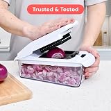 Fullstar 12-in-1 Pro Vegetable Chopper & Mandoline Slicer White view 8