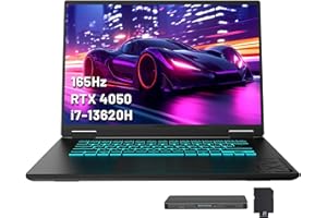 GIGABYTE A16 16" WUXGA 165Hz Gaming Laptop, Intel i7-13620H, NVIDIA GeForce RTX 4050, 64GB DDR5 RAM, 2TB SSD, RGB Backlit Key