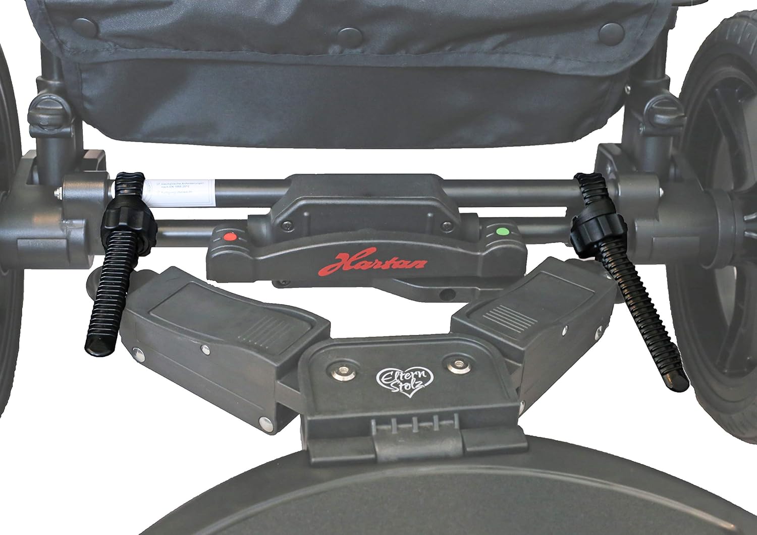 Buggy Board mit Sitz Elternstolz Kiddy Board Trittbrett für Kinderwagen Buggyboard (Zusatzhalterungen)