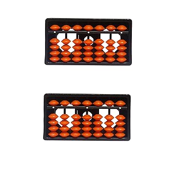 7 ROD ORANGE ABACUS KIT SET OF 2