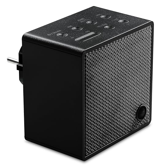 MEDION P65700 Steckdosenradio mit Bluetooth- Funktion, Bluetooth 4.2, NFC, PLL UKW Radio, integriertes Nachtlicht, schwarz