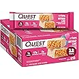 Quest Nutrition Crispy Birthday Cake Hero Protein Bar, 17g Protein, 1g Sugar, 2g Net Carbs, Gluten Free Protein Snack, Keto Friendly, 12 Count