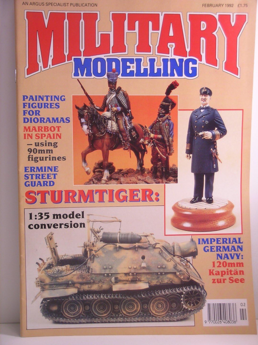 Military Modelling Magazine--New Back Issue February 1992