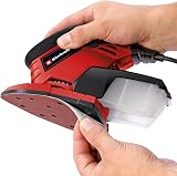 Einhell 130W Multi Detail Sander for Surfaces & Corners, 3M Cable, 3 Sheets view 3