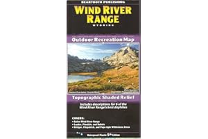 Beartooth Publishing Wind River Range Trail Map