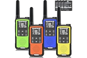 Walkie Talkies for Kids Adults, Rechargeable Long Range Walky Talky 2 Way Radios 22 Channels with NOAA Weather Alerts and 140