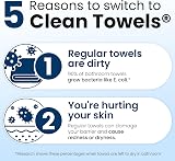 Clean Skin Club Clean Towels XL Facial Towel 200 ct Biobased view 5