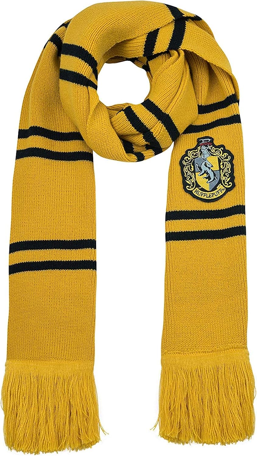 Cinereplicas Harry Potter Scarf - Deluxe Edition - 98" - Official - Ultra Soft Knitted Fabric (Gryffindor): Home & Kitchen