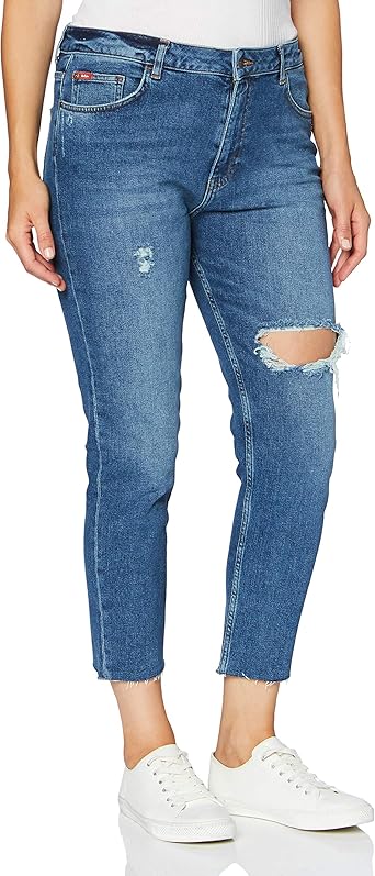 lee cooper cropped jeans