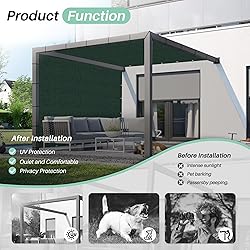 SunnyRoyal 23'x40' Sun Shade Sail Straight Edge