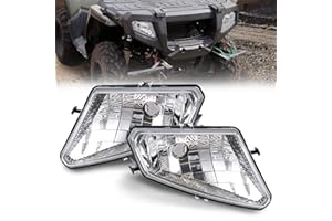 A & UTV PRO Headlight Housing for Polaris Sportsman 500 HO EFI TOURING 2005-2010, Front Head Light Covers Head Lamp Lens Acce
