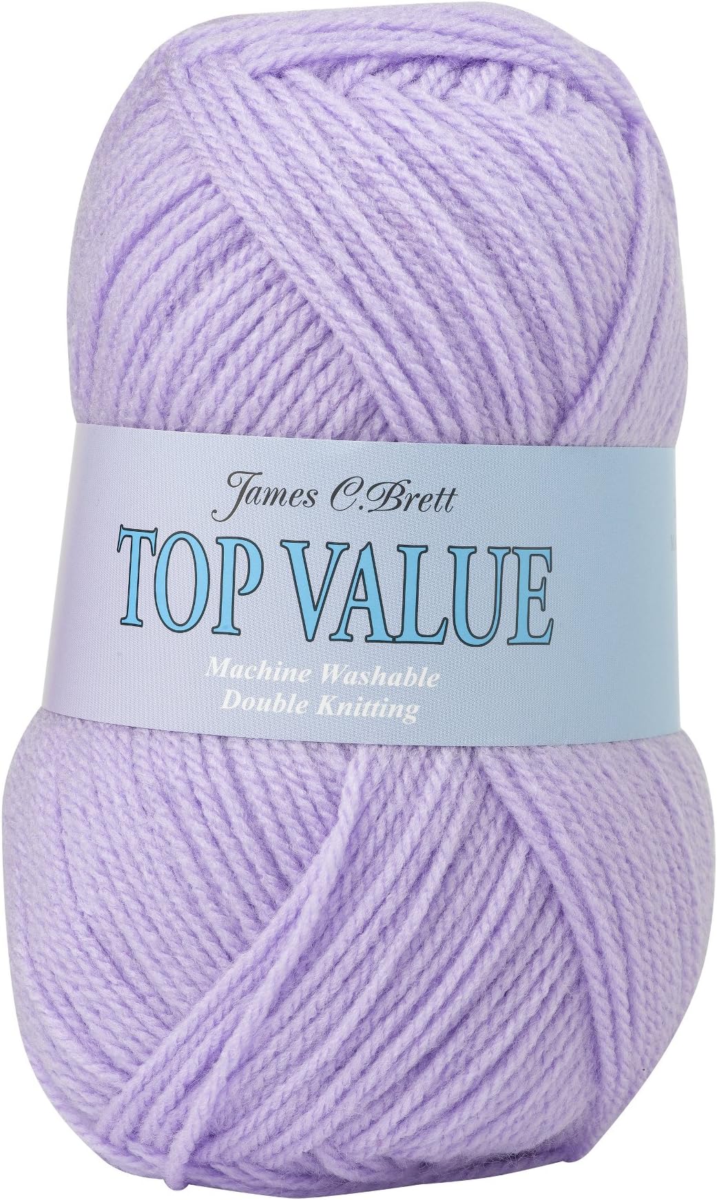 James Brett Top Value DK Double Knitting Wool 100% Acrylic Yarn 100g Ball (Lilac 8431)