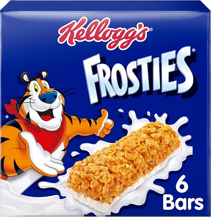 Kellogg's Frosties Cereal Milk Bars, 6Piece, Pack of 7 Amazon.co.uk