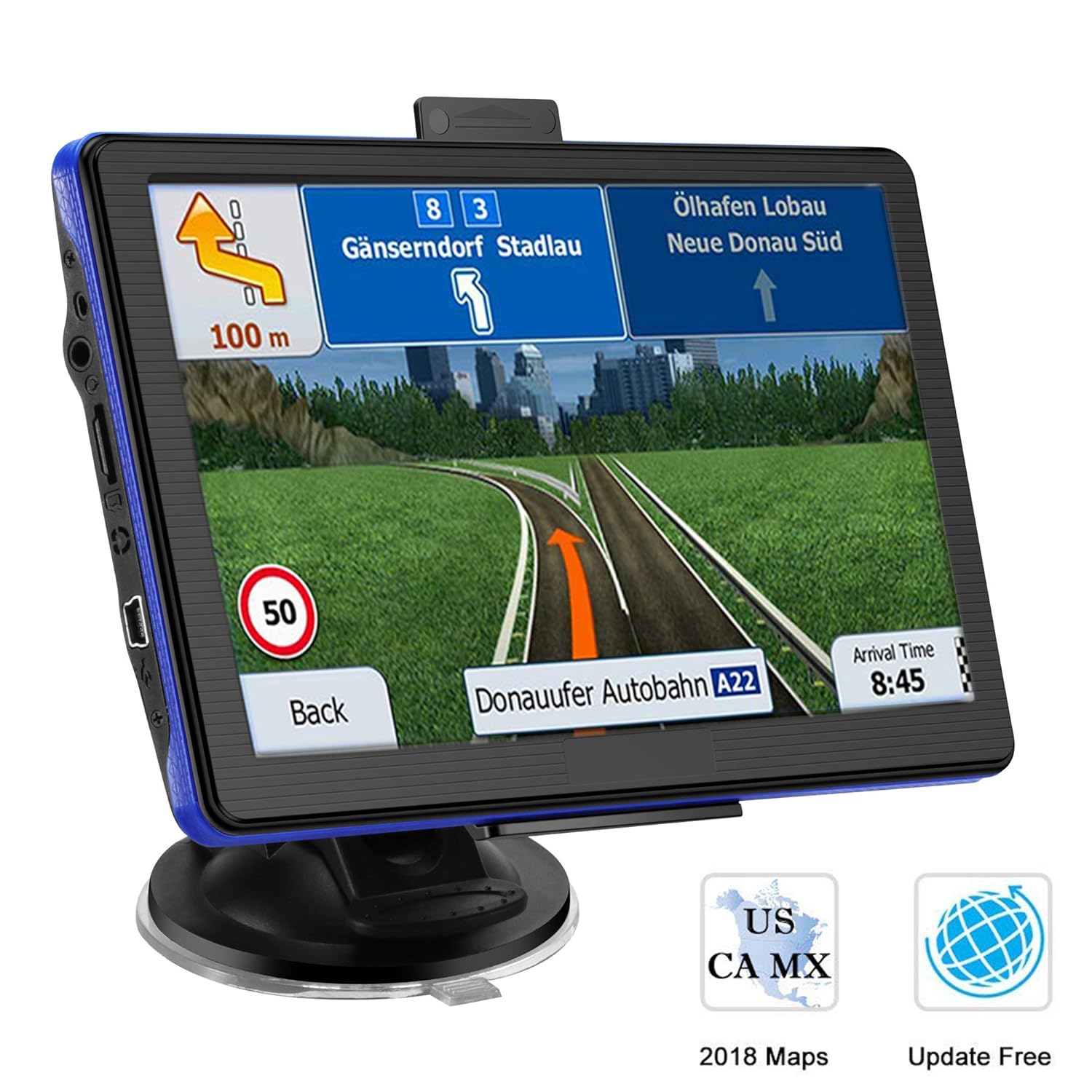 GPS Navigation for Car, Prymax 7 Inch GPS Navigator Touchscreen Car GPS