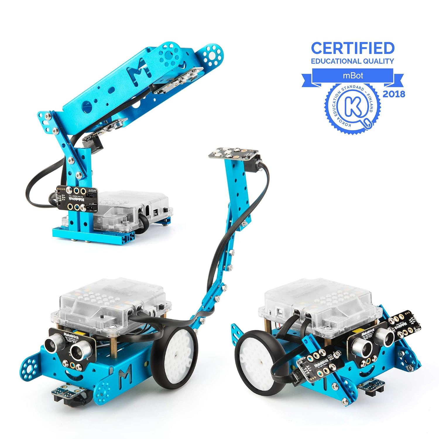 Makeblock mBot Add-on Pack Interactive Light & Sound, Robot 3-in-1 Add-on Pack (mBot Excluded), Blue, Light & Sound Add-on