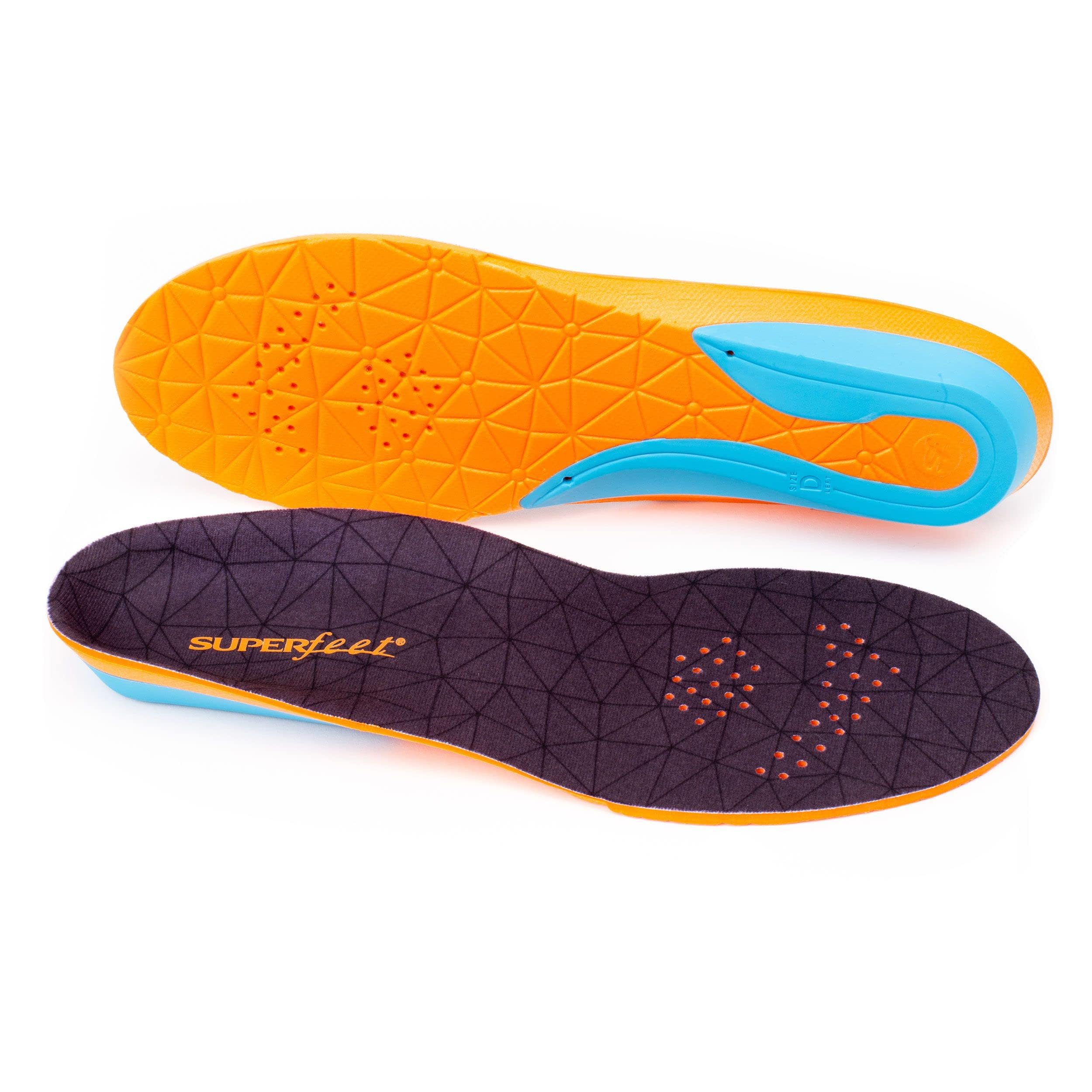 Superfeet - All-Purpose Cushion Insoles - Trim-To-Fit Foam Inserts - Medium Arch Support for Workout Shoes, UK 6 – 7.5