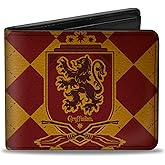 Buckle-Down mens Buckle-down Bifold Harry Potter Wallet, Harry Potter, 4.0 x 3.5 US
