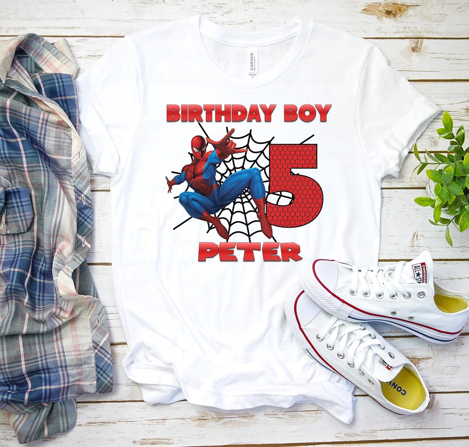 Spiderman Birthday Shirt Family Superhero Custom T Shirt Personalized