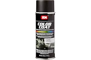 SEM Products 15243 Satin Black Color Coat - 12 oz.